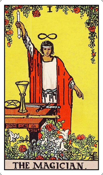 The Magician from the Rider-Waite-Smith tarot deck