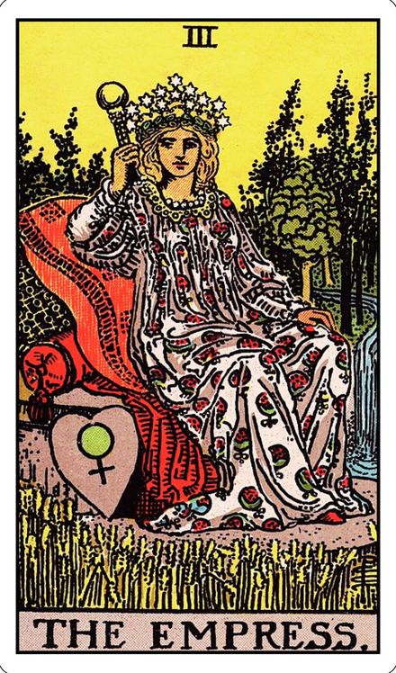 The Empress from the Rider-Waite-Smith tarot deck