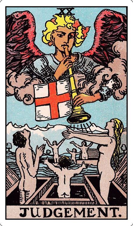 Judgement from the Rider-Waite-Smith tarot deck