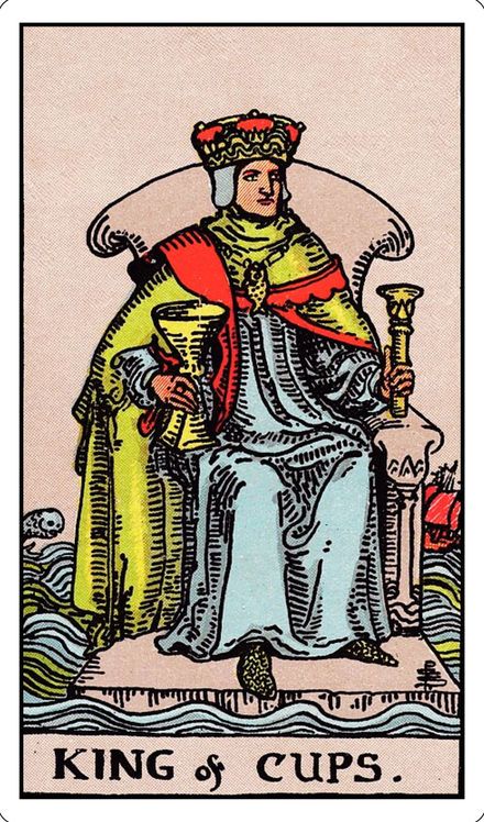 King of Cups from the Rider-Waite-Smith tarot deck